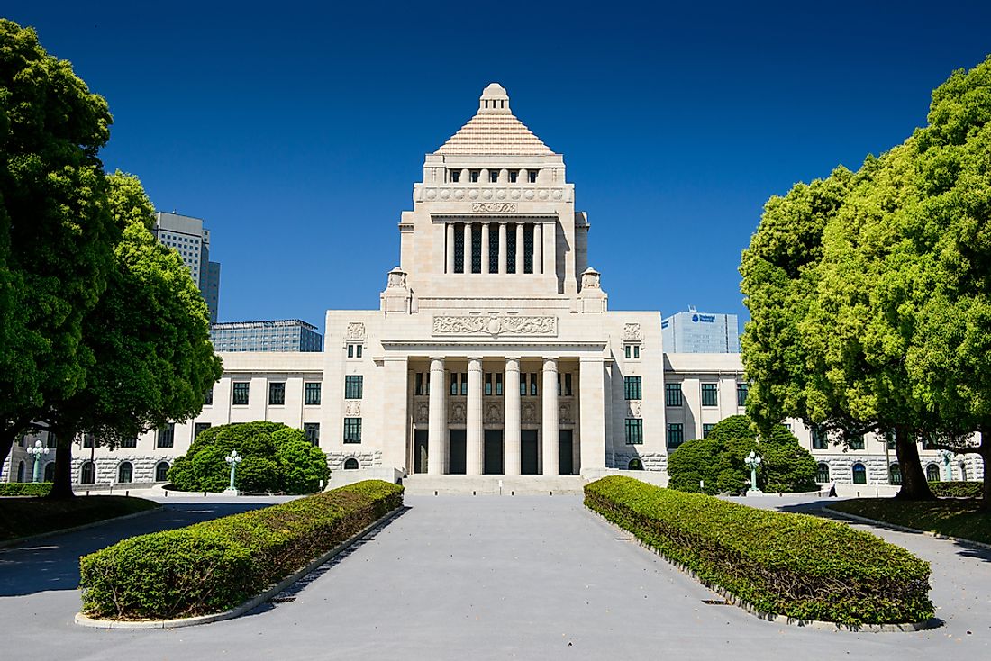 The Diet Building in Tokyo. 