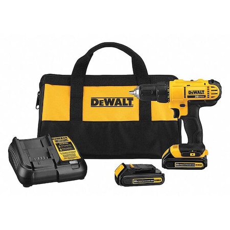 DEWALT 1/2 in, 20V DC Cordless Drill, Battery Included DCD771C2