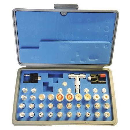 TEST PRODUCTS INTERNATIONAL Coax Adaptor Connector Kit, Delux, 41 pcs TPI-5000A