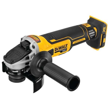 DEWALT 20V MAX* XR(R) 4.5 IN. SLIDE SWITCH SMALL ANGLE GRINDER WITH KICKBACK BRAKE (TOOL ONLY) DCG405B