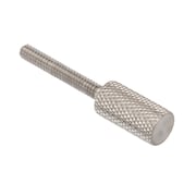 ZORO SELECT Thumb Screw, #4-40 Thread Size, Round, Plain 18-8 Stainless Steel, 1/2 in Head Ht, 1/2 in Lg Z0738