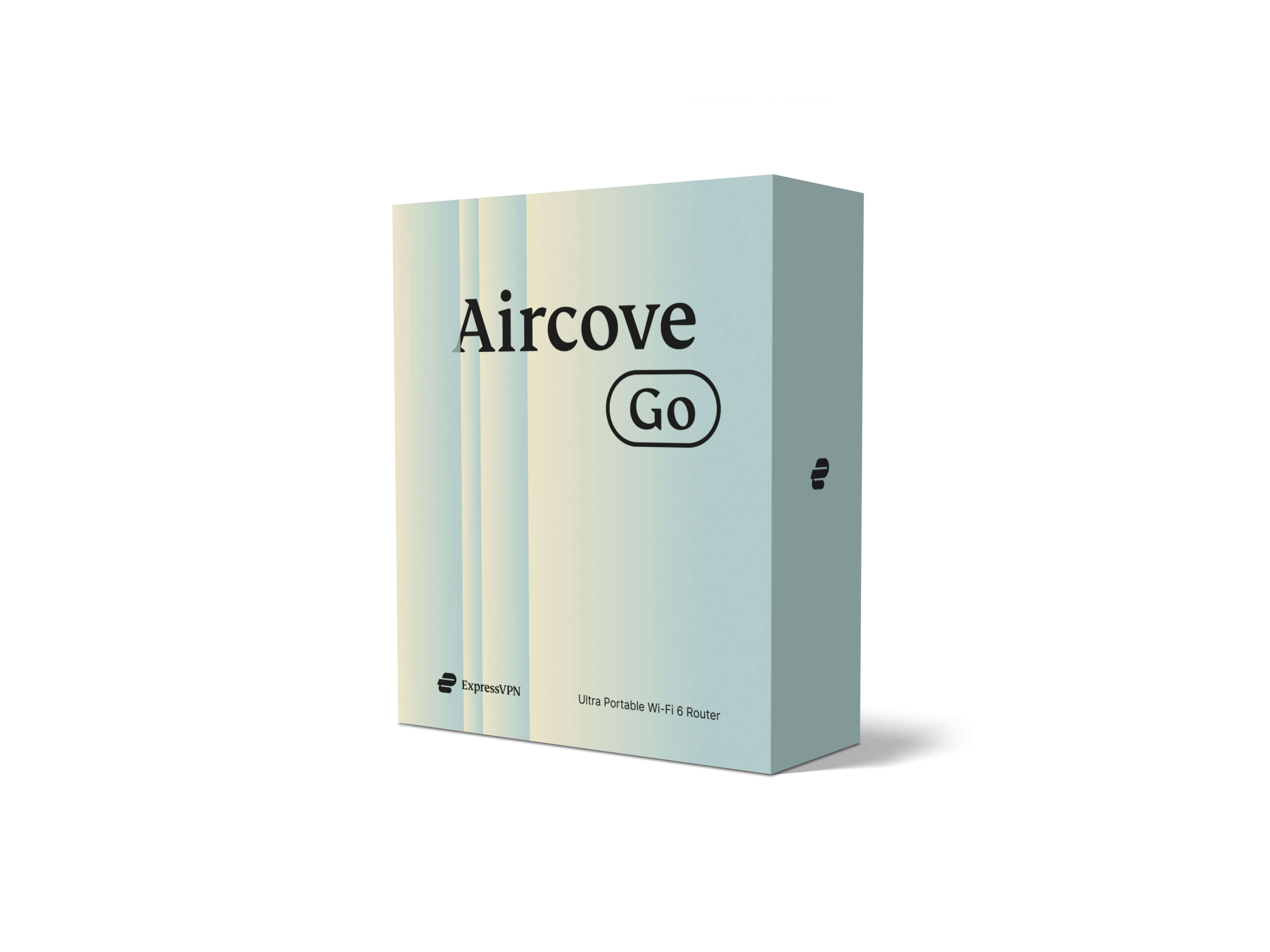 Aircove Go packaging (front)