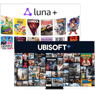 Ігрові канали Amazon Luna+ та Ubisoft+.