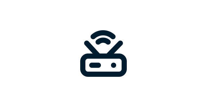 Wi-Fi router icon.