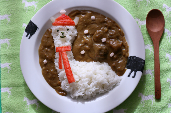 「アルパカレー」クリスマス限定バージョン