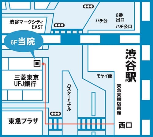 ゆうメンタルクリニック渋谷院 地図