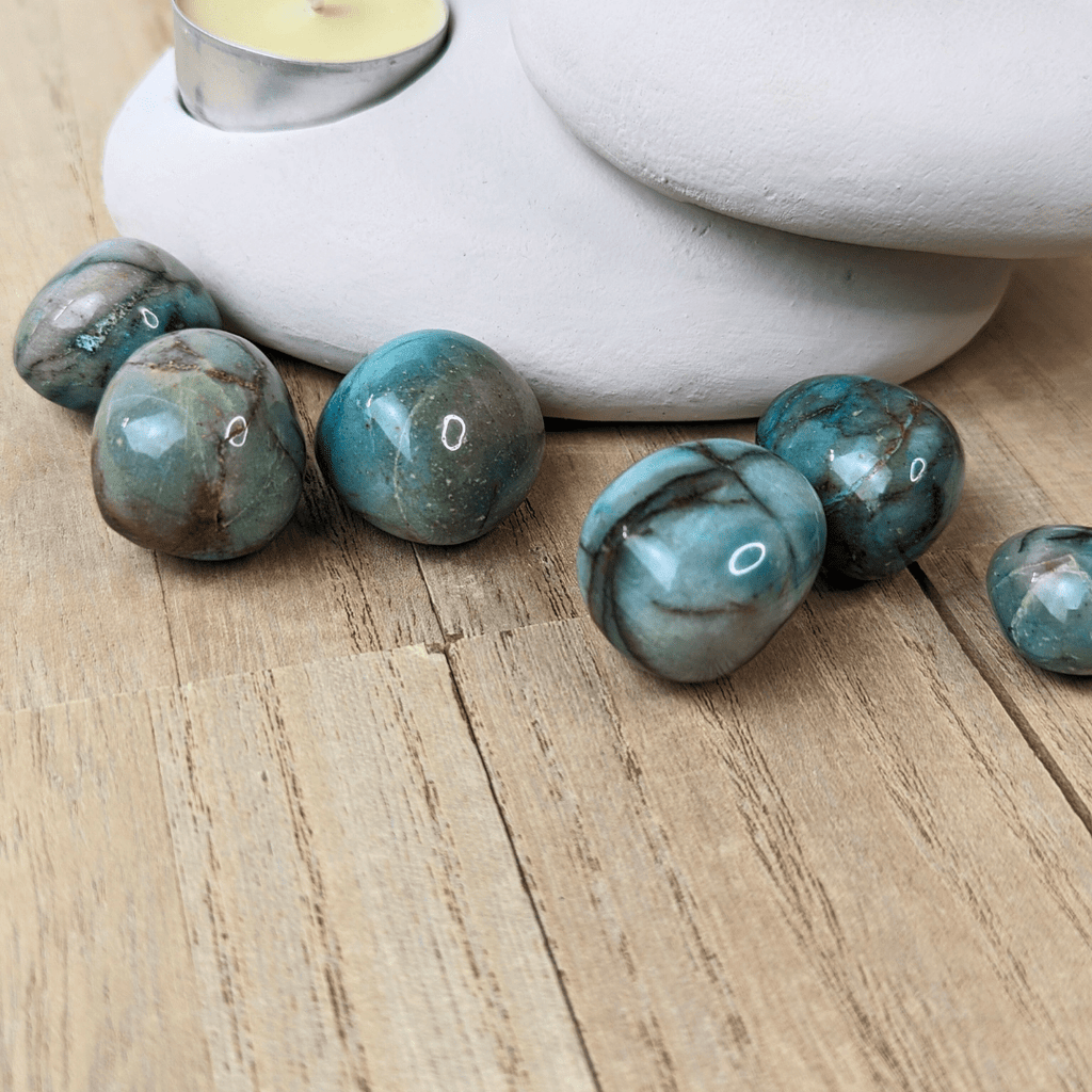 Chrysocolla Tumbles - Zen Collection