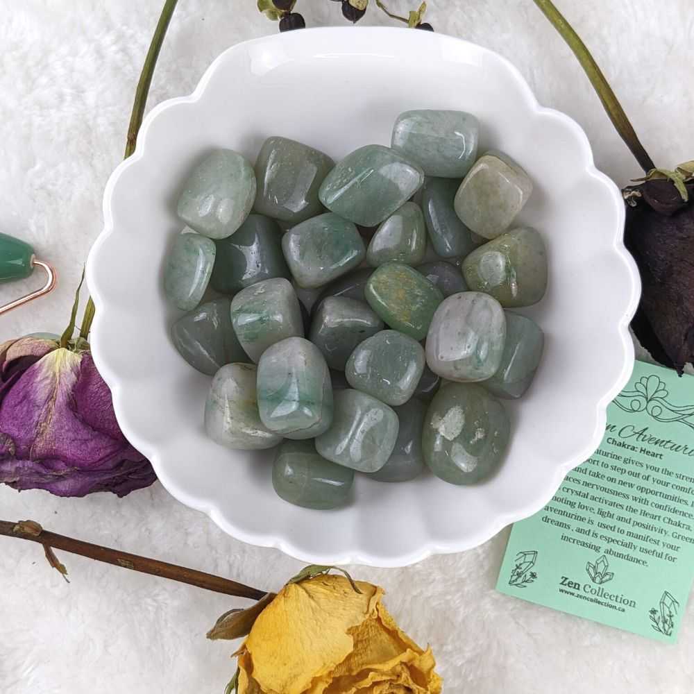 Green Aventurine Tumbles - Zen Collection