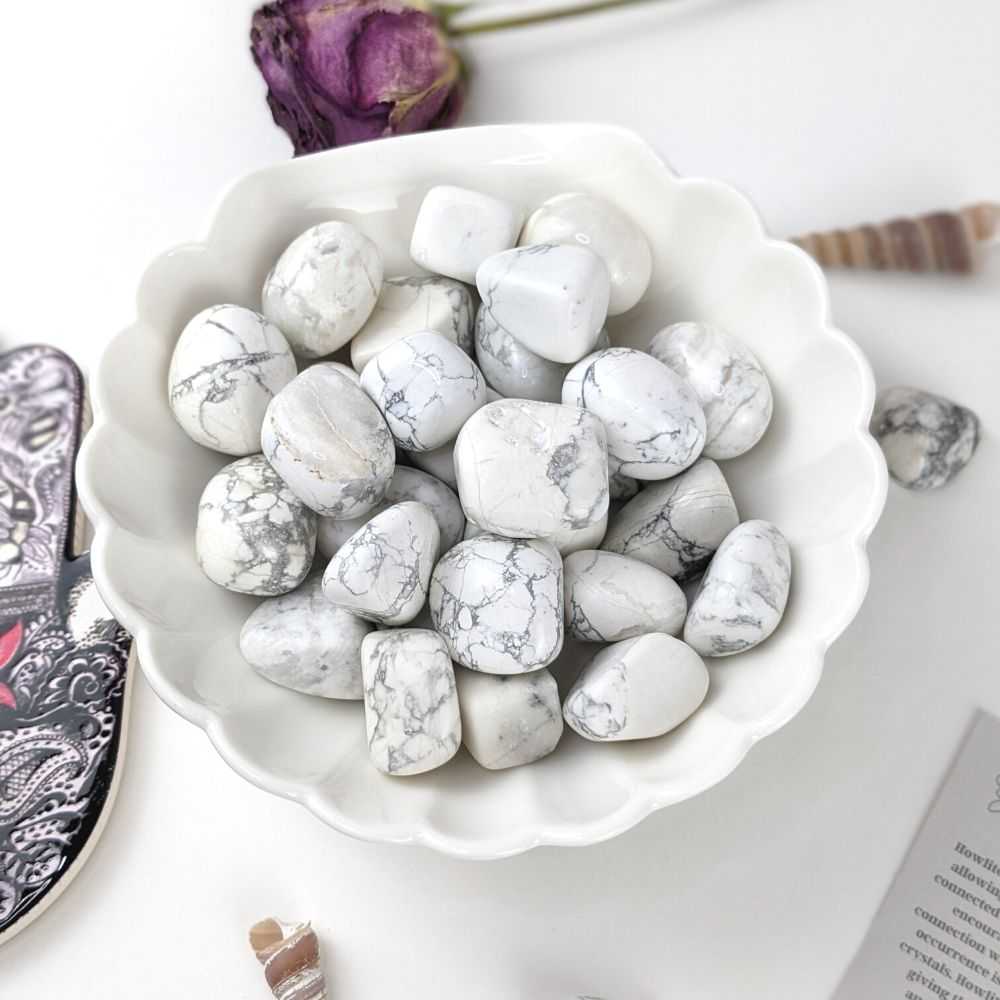 Howlite Tumbles - Zen Collection