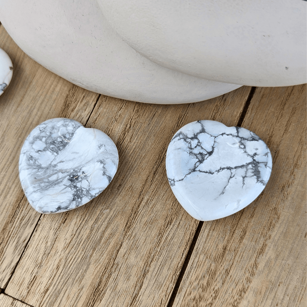 Howlite Worry Stones - Zen Collection