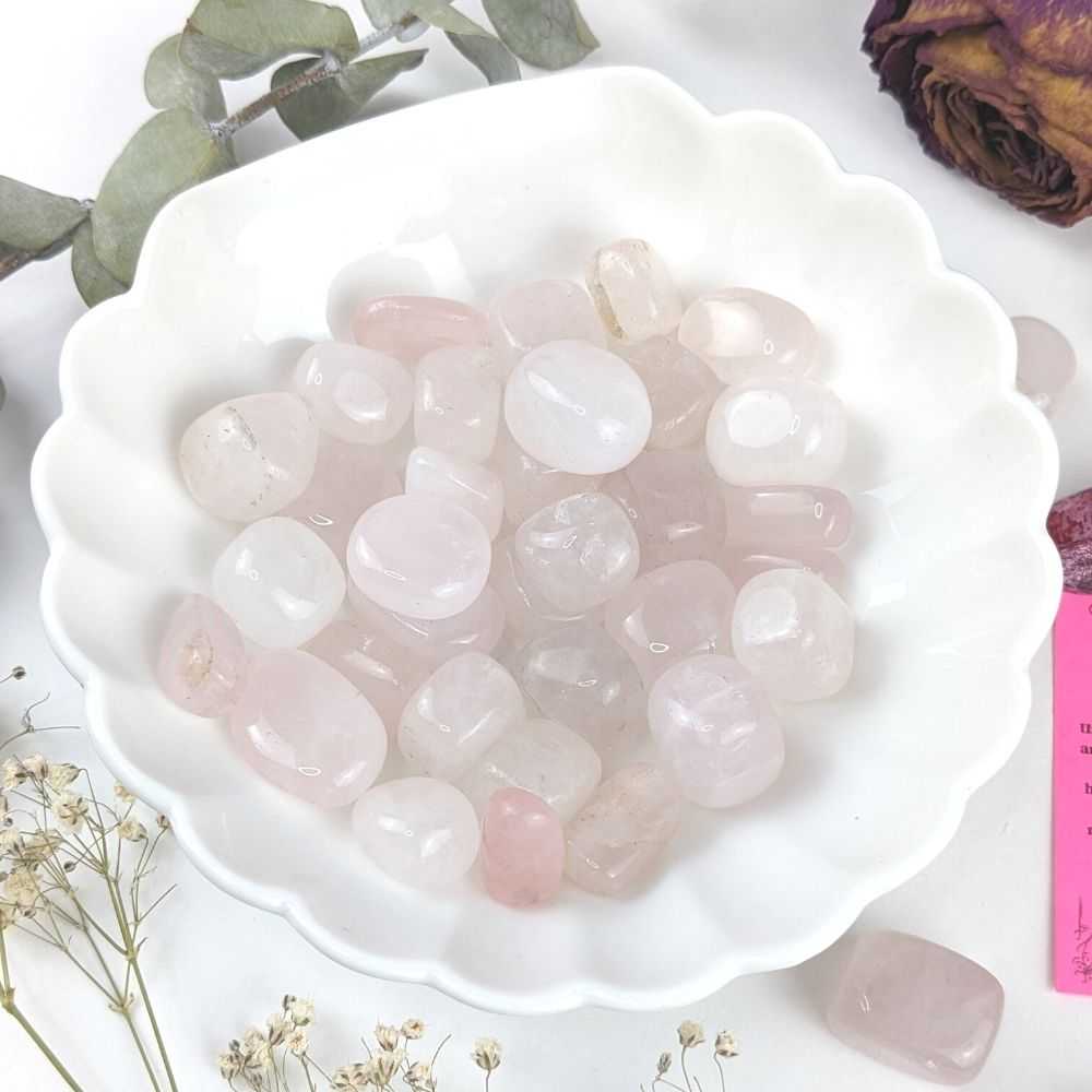 Rose Quartz Tumbles - Zen Collection