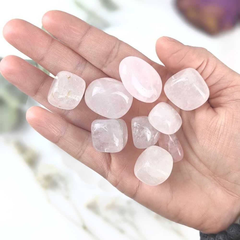 Rose Quartz Tumbles - Zen Collection