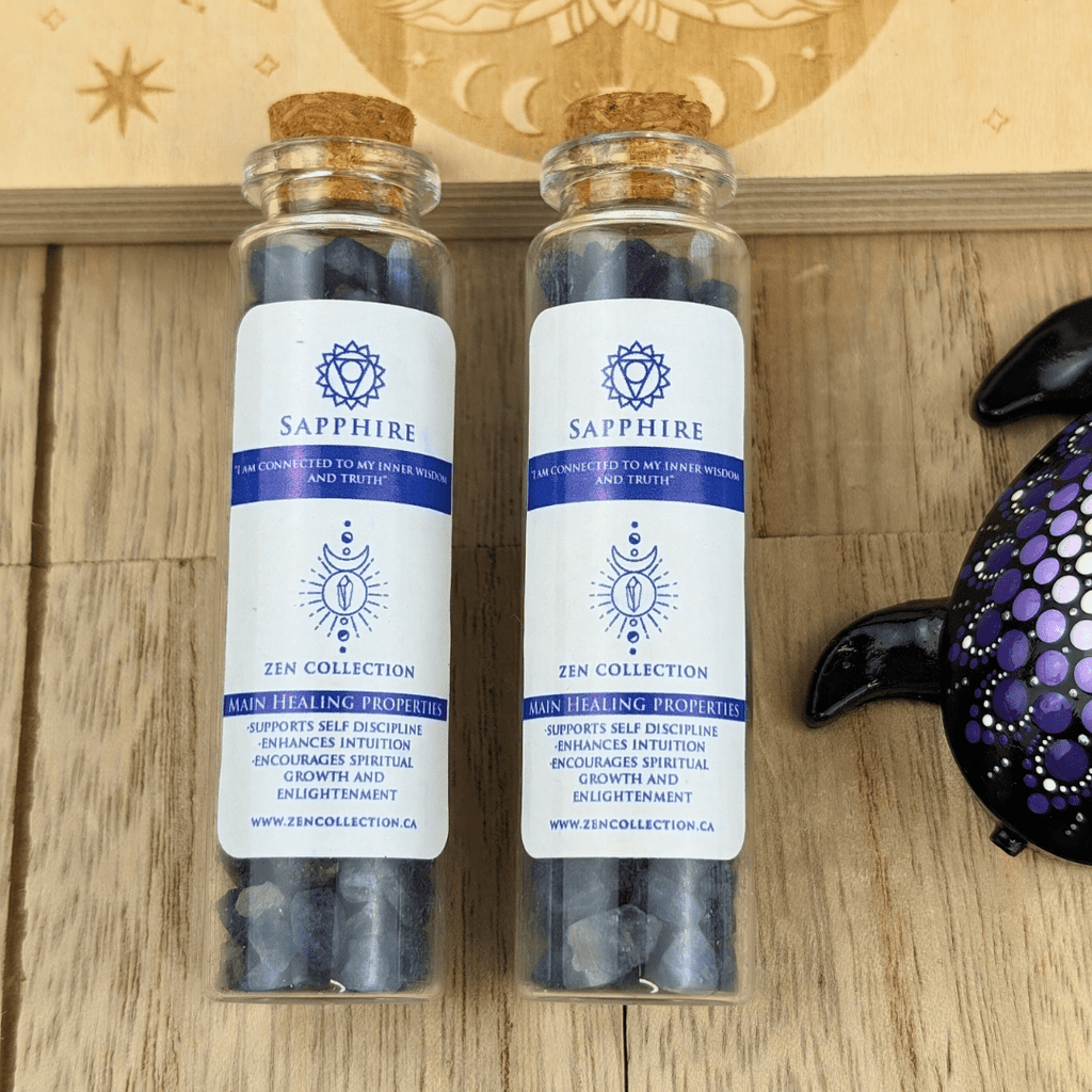 Sapphire Crystal Bottles - Zen Collection