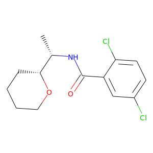 C[C@H](NC(=O)c1cc(Cl)ccc1Cl)[C@H]1CCCCO1