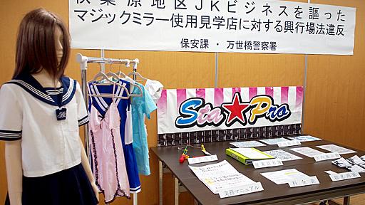 マジックミラー越しに水着女性を見学　無許可営業の疑い：朝日新聞デジタル