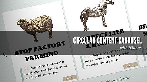 Circular Content Carousel with jQuery | Codrops