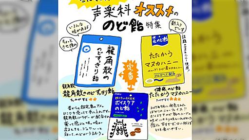 のど飴選びにはもう悩まない!?　音大の声楽科で人気が高いのど飴は？