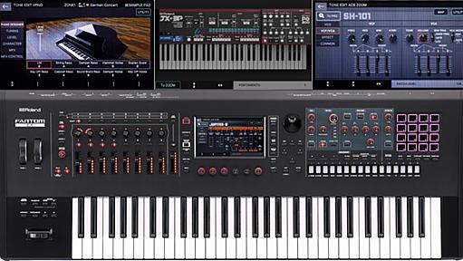 Rolandのフラグシップ、FANTOM EXが誕生。JUPITER-8、SH-101、JX-3Pを蘇らせるとともにJD-800も忠実に再現。Cubase、Studio Oneとの連携も｜DTMステーション