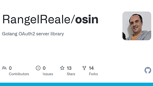 GitHub - RangelReale/osin: Golang OAuth2 server library