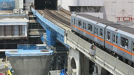 銀座線渋谷駅を130m動かす