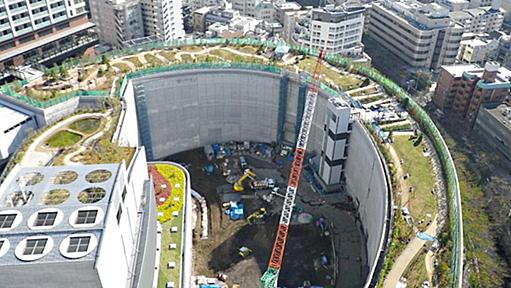 首都高に巨大天空庭園　「迷惑施設」生かす街づくり　驚異の工事現場＋360度パノラマ写真シリーズ - 日本経済新聞