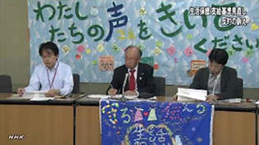 「家賃を除くと一日に1000円しか使えず、食べていくのが精いっぱい」 生活保護受給者が記者会見　支給額引き下げに抗議 : 痛いニュース(ﾉ∀`)