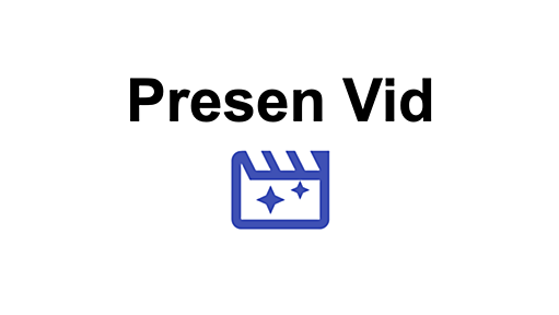 Presen Vid - Let's make your presentation video more easily