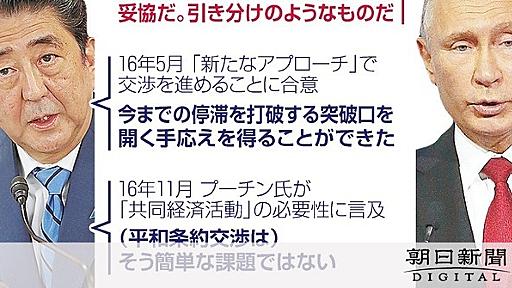 ロシアに抗議せず　首相「意欲の表れ」　与野党から批判：朝日新聞デジタル