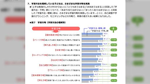 「教育虐待が起きないように、その子供にあった勉強法や向き不向きがどこかに書いてアレばいいのに」 → 東大「うちらでタイプ別に勉強方法と学習効果を研究しておいたンゴ」