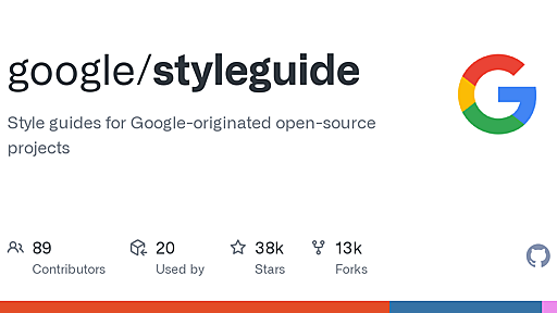 GitHub - google/styleguide: Style guides for Google-originated open-source projects