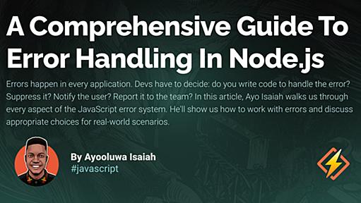 A Comprehensive Guide To Error Handling In Node.js