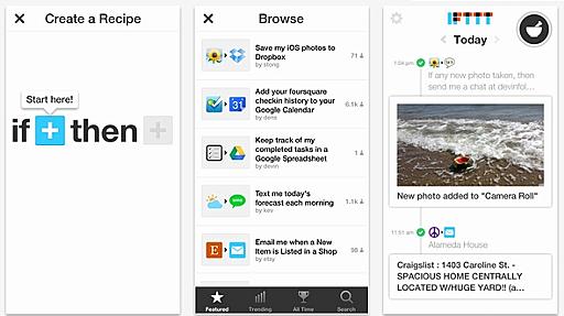 サービス連係サービスIFTTTのiPhoneアプリ登場　「写真」とも連係