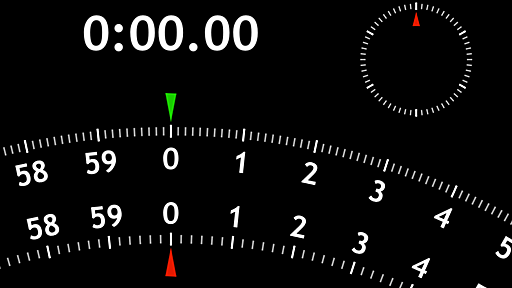 シンプルに美しく、時を計る。BigStopWatch - ここぽんのーと