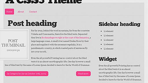 50 Free CSS/(X)HTML Templates - noupe