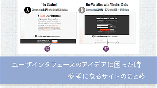 ブックマークしておきたい！UIデザインのアイデアに困った時、参考になるサイトのまとめ | コリス