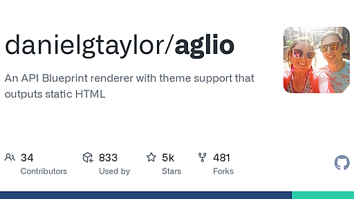 GitHub - danielgtaylor/aglio: An API Blueprint renderer with theme support that outputs static HTML