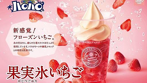 ミニストップからフローズンいちごを使った「ハロハロ 果実氷いちご」が登場 | RBB TODAY