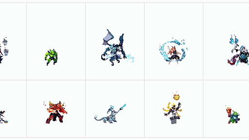 人気カードゲーム「Duelyst」がCC0でオープンソース化、数百体のドット絵キャラ含む全てのアセットとコードが無償で商用利用可能！【ゲーム素材】 - (:3[kanのメモ帳]