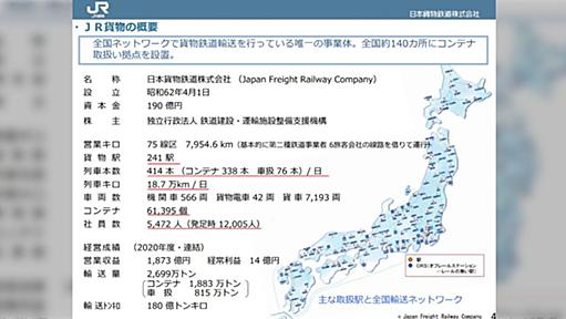 JR貨物が不正で7000両超える車両が停止したが貨車総数が約7000両である怖い話…「全滅」「物流の悪影響がすごい」など