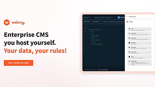 GitHub - webiny/webiny-js: Open-source serverless enterprise CMS. Includes a headless CMS, page builder, form builder, and file manager. Easy to customize and expand. Deploys to AWS.