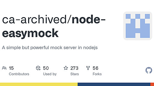 GitHub - ca-archived/node-easymock: A simple but powerful mock server in nodejs