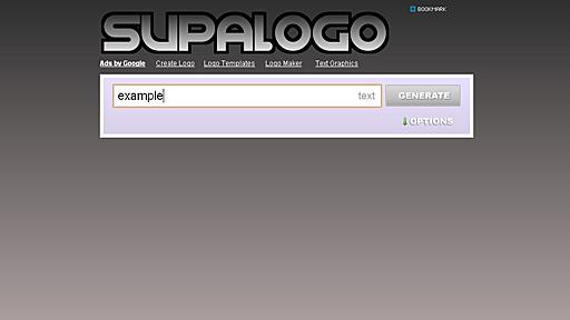 3秒でカッコいいロゴが作れる「Supalogo」を使ってみた