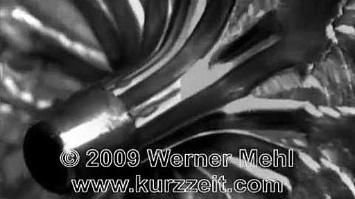 1 million fps Slow Motion video of bullet impacts made by Werner Mehl from Kurzzeit