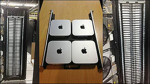 Mac mini160台をラック1台に突っ込んだサーバがついに完成