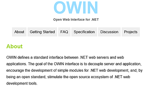 OWIN - Open Web Interface for .NET とは何か？ - しばやん雑記