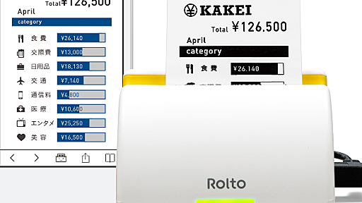 iPhone の画面そのままをシール印刷する小型プリンター「ロルト」がキングジムから