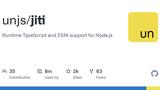 GitHub - unjs/jiti: Runtime Typescript and ESM support for Node.js