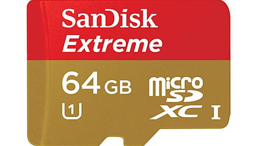 サンディスク、80Mバイト／秒の読取りと50Mバイト／秒の書込みが可能なmicroSDXC