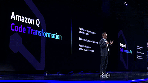 ［速報］古いJavaや.NETのコードを最新のJavaにAIが自動変換する「Amazon Q Code Transformation」、AWSが発表。AWS re:Invent 2023