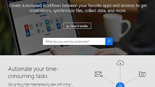 Microsoft、企業向けIFTTT的サービス「Microsoft Flow」をプレビュー公開　「PowerApps」をパブリックプレビューに